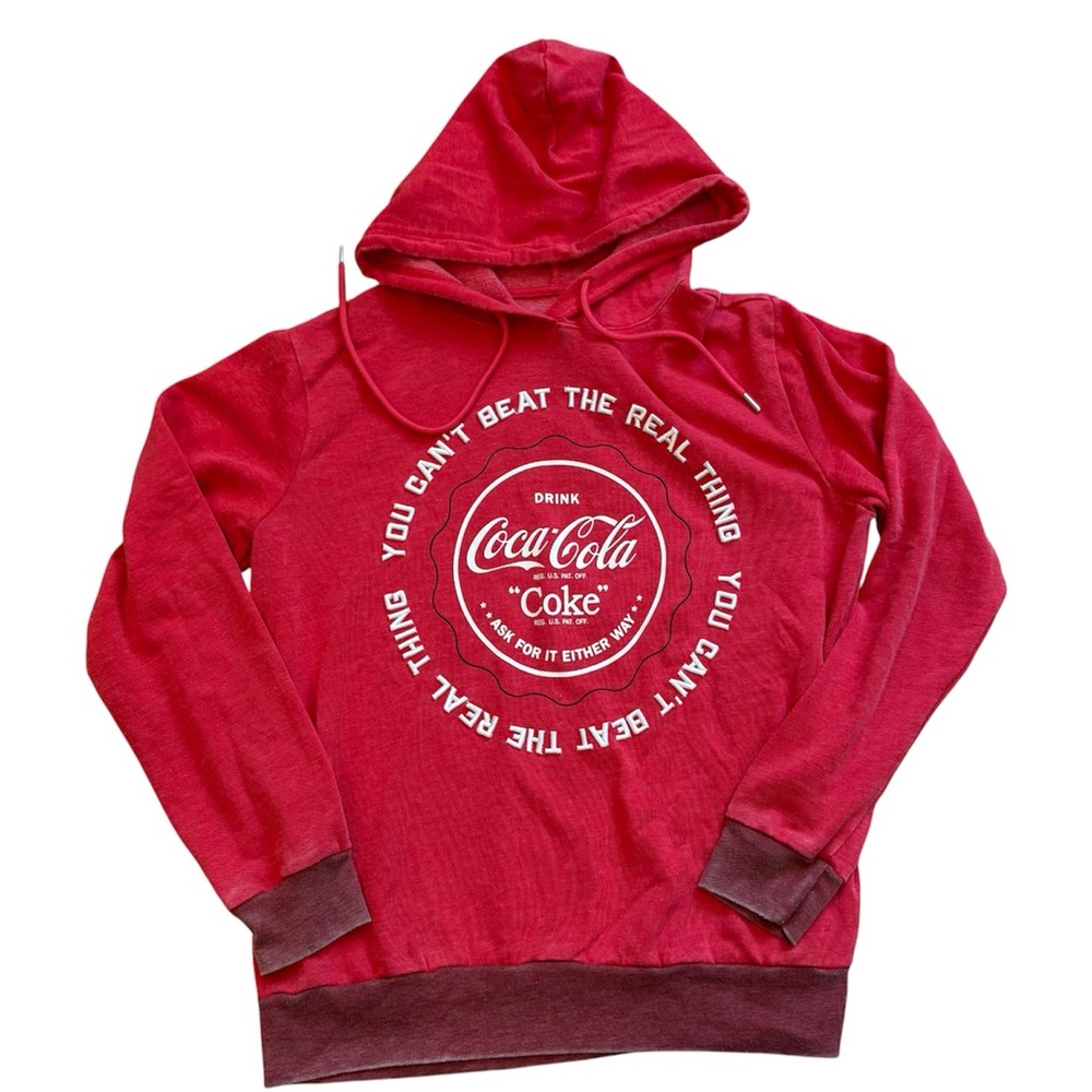 Coca Cola Juniors' Hoodie Red Ultra Soft‎ size XL
